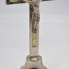 Krzyż stojący crucyfiks masa perłowa Niemcy 29 cm Arma Christi