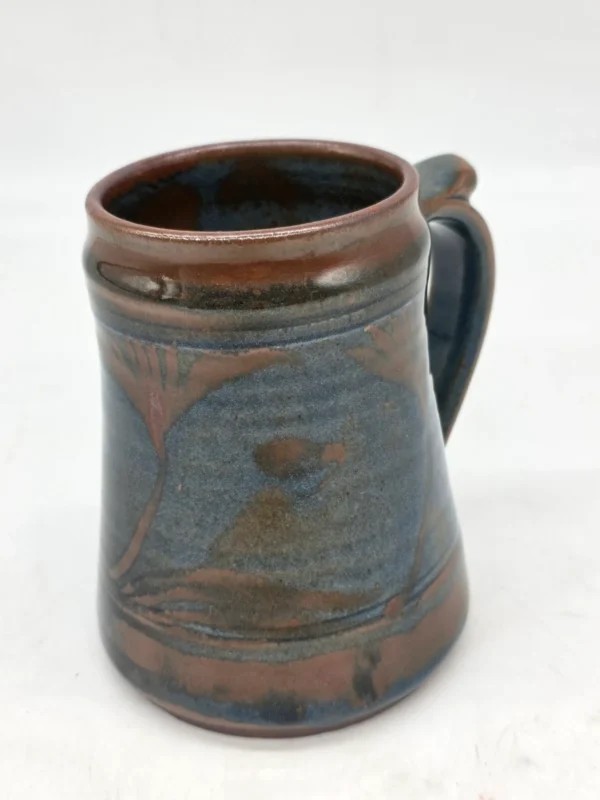 Unikatowy kufel ceramiczny Al-Habib Pottery Nigeria rzemiosło 600 ml