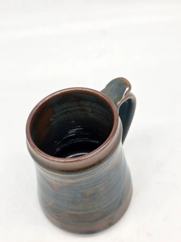 Unikatowy kufel ceramiczny Al-Habib Pottery Nigeria rzemiosło 600 ml