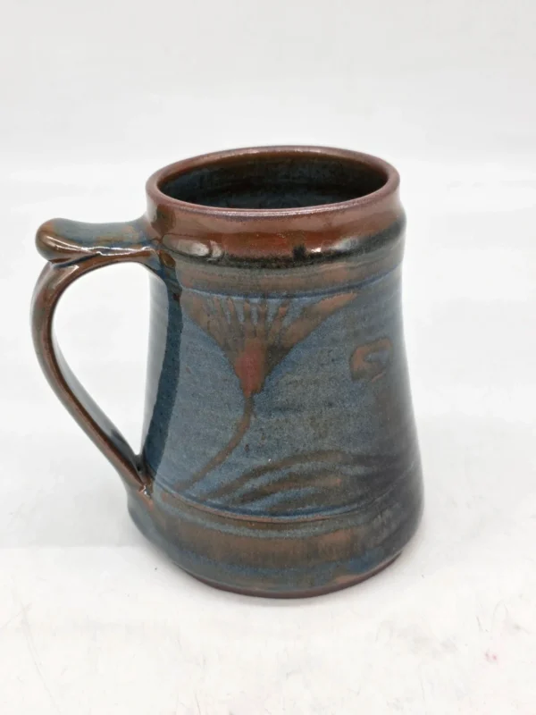 Unikatowy kufel ceramiczny Al-Habib Pottery Nigeria rzemiosło 600 ml
