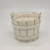 Ceramiczna osłonka doniczka wiaderko retro S. Decoré