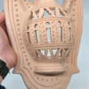 Dekoracyjna płaskorzeźba ścienna amfora terakota ażur 38x22 cm