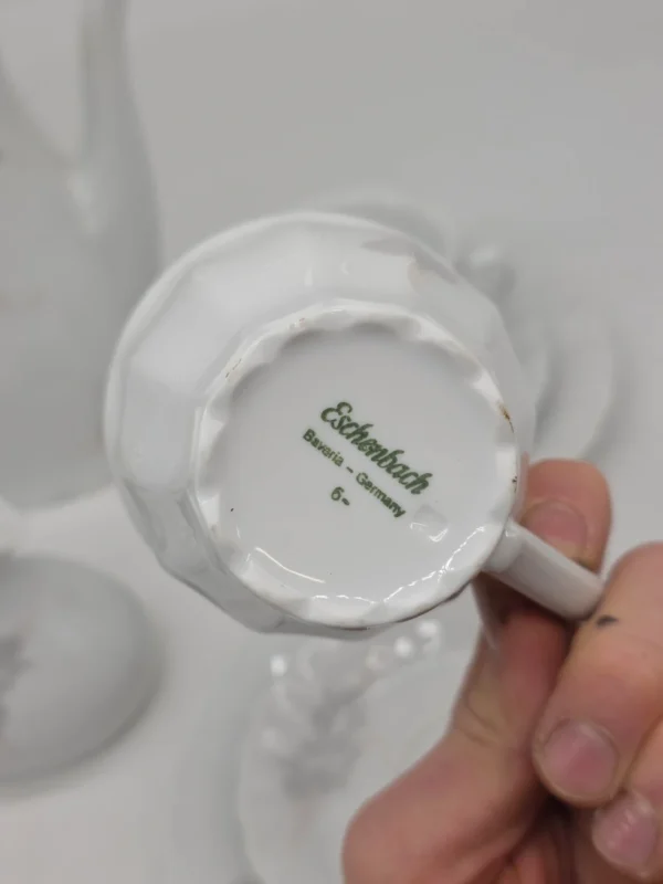 Eschenbach Bavaria serwis kawowy porcelana 4 os kwiaty 14 elementów