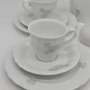 Eschenbach Bavaria serwis kawowy porcelana 4 os kwiaty 14 elementów