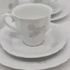 Eschenbach Bavaria serwis kawowy porcelana 4 os kwiaty 14 elementów