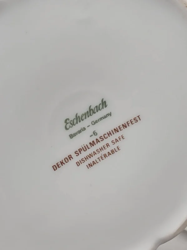 Eschenbach Bavaria serwis kawowy porcelana 4 os kwiaty 14 elementów