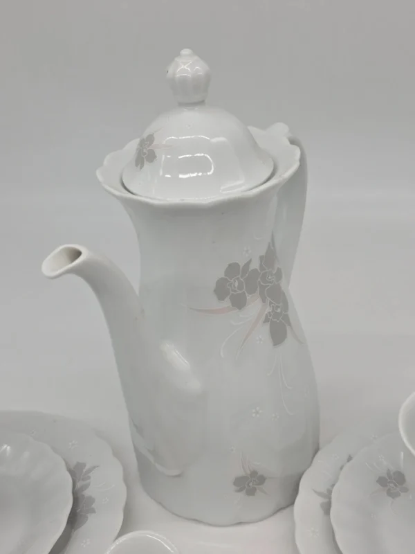 Eschenbach Bavaria serwis kawowy porcelana 4 os kwiaty 14 elementów