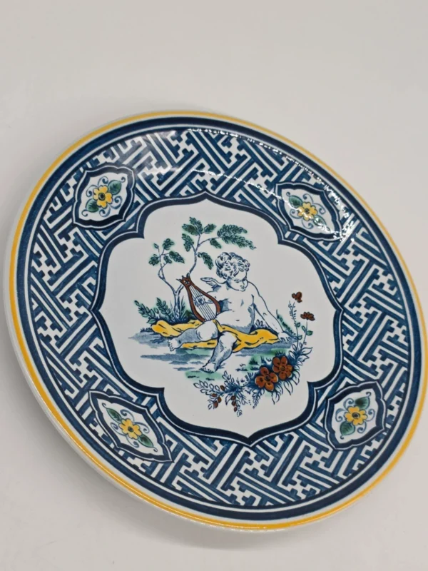 Villeroy Boch Haarlem talerz dekoracyjny unikat 1976 cherub 24 cm