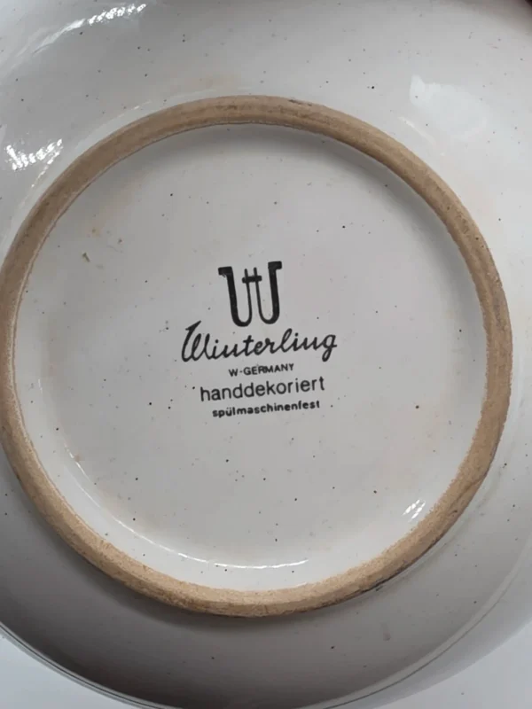 Miska salaterka Winterling W-Germany handdekoriert kwiaty 19 cm retro
