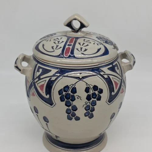Waza Rumtopf Reinhold Merkelbach Grenzhausen secesja kamionka sygnatura 34 cm