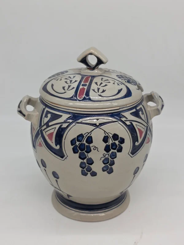 Waza Rumtopf Reinhold Merkelbach Grenzhausen secesja kamionka sygnatura 34 cm