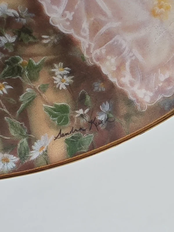 Talerz kolekcjonerski Sandra Kuck Cats in the Cradle fine china 21.5 cm