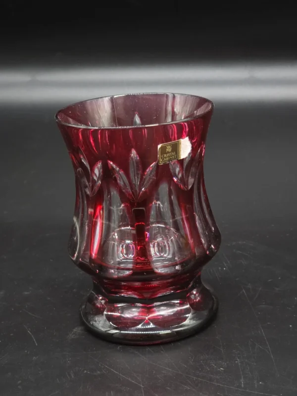 Kryształowa szklanka WMF Cristal Cabinet rubinowa 12,5 cm