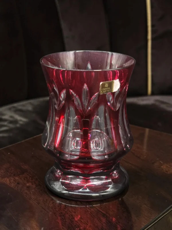Kryształowa szklanka WMF Cristal Cabinet rubinowa 12,5 cm