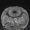 Misa szklana owocarka z mrożonym motywem owoców 26 cm