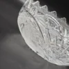 Misa szklana owocarka z mrożonym motywem owoców 26 cm