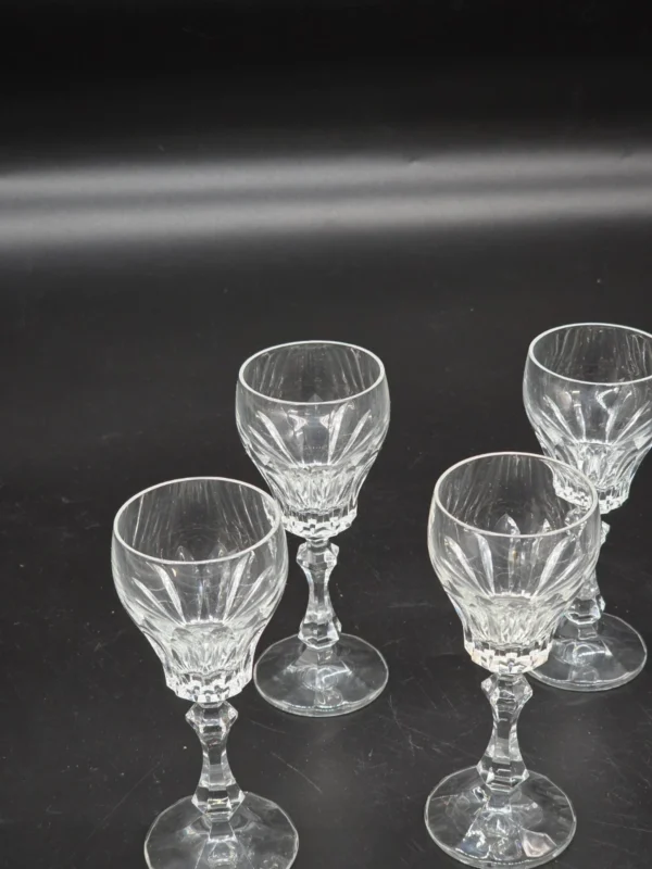 Kieliszki kryształowe Cristal d'Arques France zestaw 4 sztuki