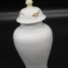 Porcelanowa waza z pokrywką motyw ptaka Szczygieł 24 cm