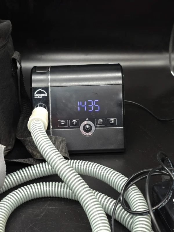 Aparat CPAP Lowenstein Prisma smart wm 090 TD kompletny zestaw maska torba