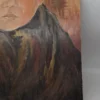 Portret płaczącego chłopca obraz na płycie drewnianej 50x70 cm