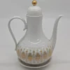 Dzbanek do kawy herbaty Hutschenreuther Tirschenreuth porcelana złocona zestaw