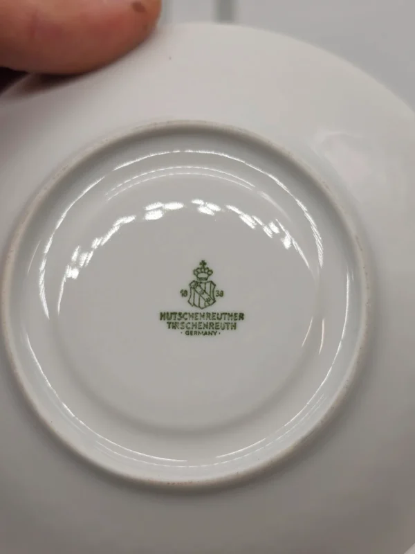 Dzbanek do kawy herbaty Hutschenreuther Tirschenreuth porcelana złocona zestaw