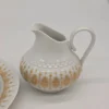 Serwis do kawy Hutschenreuther Tirschenreuth porcelana złocona komplet 5 el.