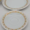 Serwis do kawy Hutschenreuther Tirschenreuth porcelana złocona komplet 5 el.