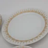 Serwis do kawy Hutschenreuther Tirschenreuth porcelana złocona komplet 5 el.