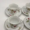 Serwis kawowy Wawel porcelana róże komplet dla 5 osób 10 elementów