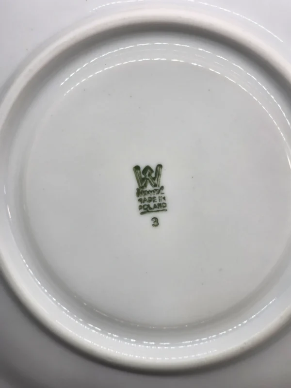 Serwis kawowy Wawel porcelana róże komplet dla 5 osób 10 elementów