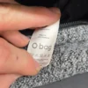 Torebka O bag szara antracytowa duża organizer liny