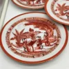 Japoński serwis do herbaty porcelana jajeczna Gejsze litofania 20 el
