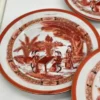 Japoński serwis do herbaty porcelana jajeczna Gejsze litofania 20 el