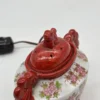 Japońska lampa porcelanowa zapachowa Gejsze Pies Fu styl Kutani