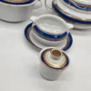 Seltmann Weiden Patricia Bavaria porcelana kobalt złoto zestaw waza sosjerka