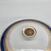Seltmann Weiden Patricia Bavaria porcelana kobalt złoto zestaw waza sosjerka