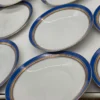 Seltmann Weiden Patricia Bavaria porcelanowe talerze 12 el kobalt złoto
