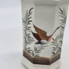 Wazon Bassano Włochy motyw kaczka ceramika włoska sygnatura 23 cm