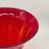 Rubinowy wazon kielich szkło dmuchane artystyczne vintage 29 cm