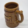 Ceramiczny kufel beczka Pivo Kera Vitral Czechosłowacja 14 cm
