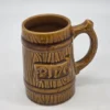 Ceramiczny kufel beczka Pivo Kera Vitral Czechosłowacja 14 cm