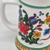 Kufel ceramiczny BMF West Germany motyw kwiatowy 16 cm