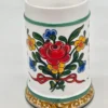 Kufel ceramiczny BMF West Germany motyw kwiatowy 16 cm