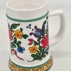 Kufel ceramiczny BMF West Germany motyw kwiatowy 16 cm
