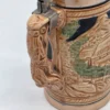 Kolekcjonerski kufel ceramiczny z klapką biesiada relief 19 cm