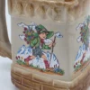 Kufel ceramiczny WF Frontenhausen 1985 relief wędrowiec 17 cm