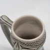 Kufel ceramiczny kolekcjonerski WF Rohr 1986 relief scenka orka 17 cm
