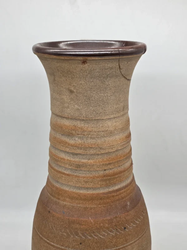 Wazon podłogowy ceramika artystyczna brutalist handmade 48 cm