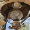 Lampa wisząca rustykalna stylizowana na naftową vintage metal 36 cm